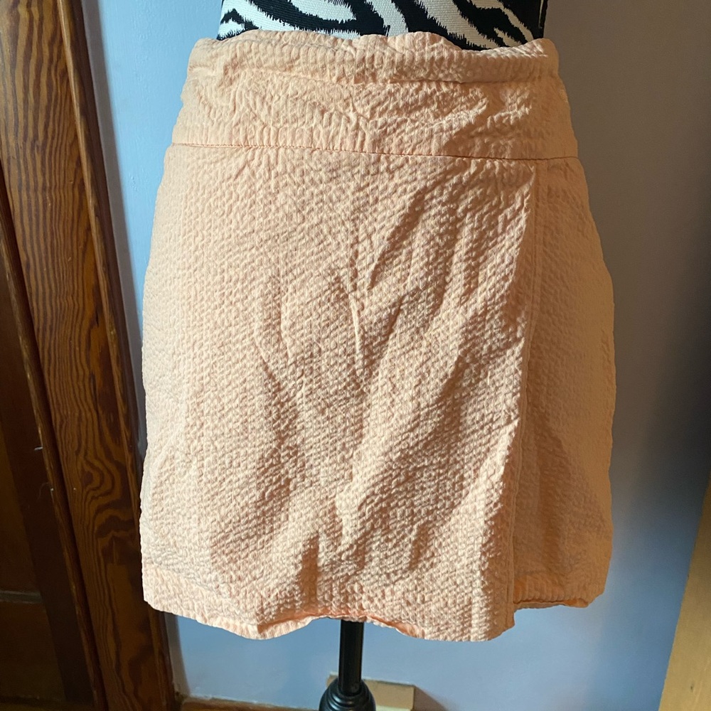 Vineyard Vines faux wrap peach skirt size 0